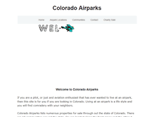 Tablet Screenshot of coloradoairparks.com